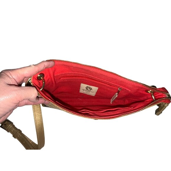 Spartina 449 Texas Crossbody Bag With Map Print Design & Adjustable Strap - Picture 3 of 6